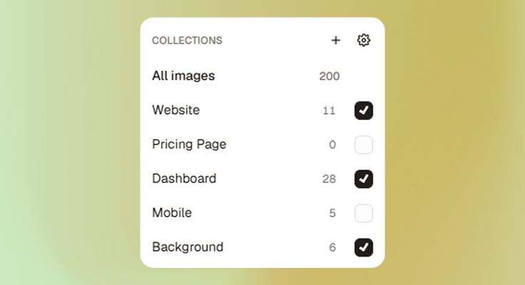 A collection built from keywords.